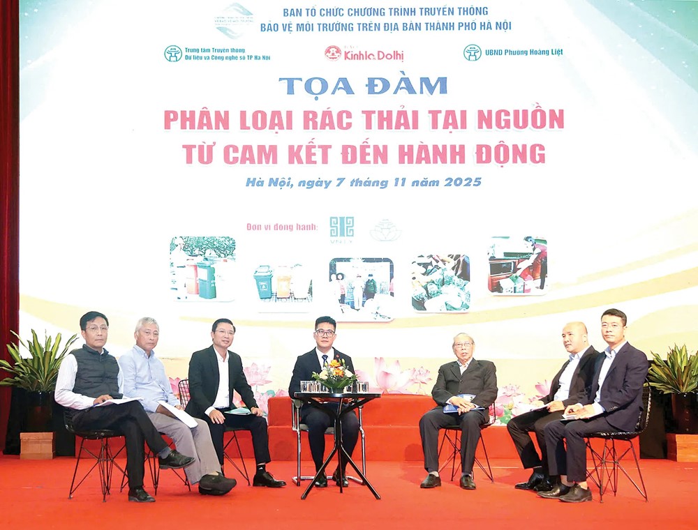 Hình ảnh 1 Lan tỏa ý thức bảo vệ môi trường Thủ đô - ảnh 1