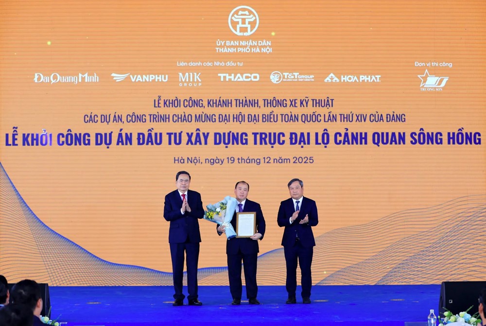 Hình ảnh 7 Khởi công Trục Đại lộ cảnh quan sông Hồng - dự án chiến lược của Thủ đô - ảnh 7