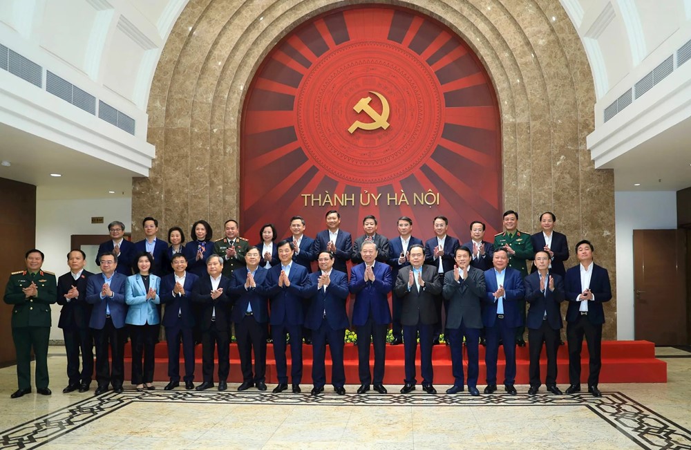 Hình ảnh 2 Thủ đô Hà Nội với sứ mệnh tiên phong, sẵn sàng hiện thực hóa tầm nhìn Đại hội XIV của Đảng - ảnh 2