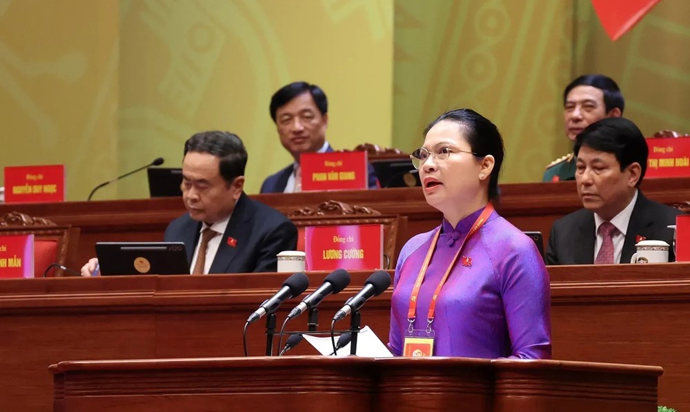 Đại hội XIV của Đảng bước vào ngày làm việc thứ 3: thảo luận tại hội trường về các văn kiện Đại hội - ảnh 9