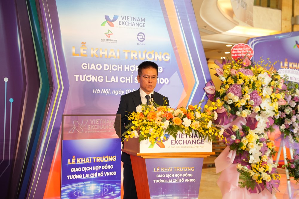 Khai trương giao dịch hợp đồng tương lai chỉ số VN100 - ảnh 1