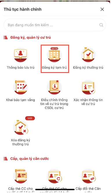 Hướng dẫn đăng ký tạm trú trên VNeID trước 15/12/2025 - ảnh 2