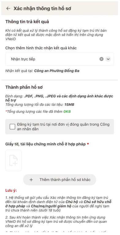 Hướng dẫn đăng ký tạm trú trên VNeID trước 15/12/2025 - ảnh 5
