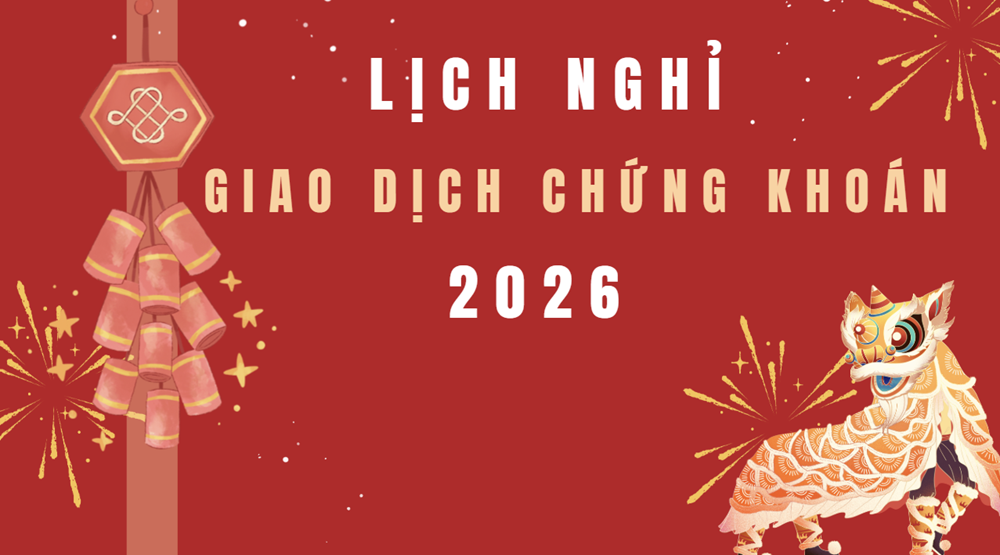 Chứng khoán Việt Nam nghỉ 12 phiên trong năm 2026 - ảnh 1