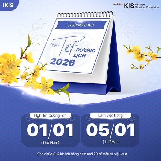 Lịch nghỉ Tết Dương lịch 2026 của chứng khoán, ngân hàng - ảnh 3