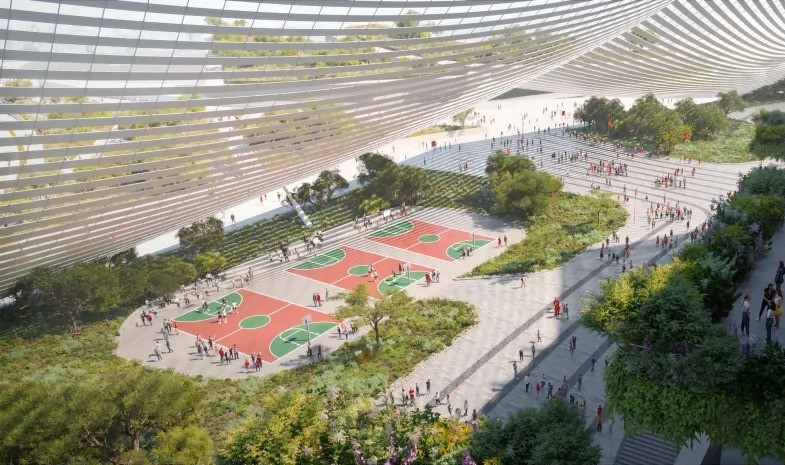Choáng với dự án sân vận động bóng đá lớn nhất thế giới: Sức chứa 115.000 người, tiêu tốn gần 13 nghìn tỷ đồng, mang hình dáng của một chiếc lều khổng lồ   - ảnh 3