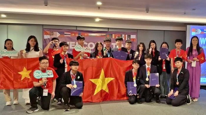 Việt Nam thắng lớn tại Olympic Hóa học châu Á với giải Quán quân và 17 huy chương  - ảnh 1