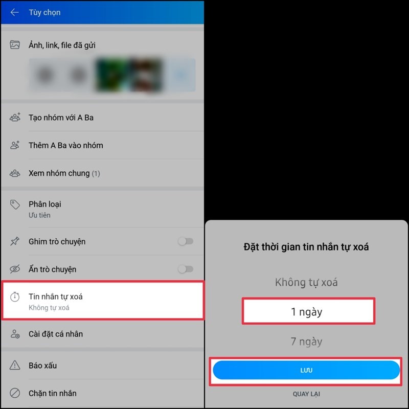 Cách ‘siêu’ bảo mật trên Messenger và Zalo chỉ với 1 thao tác: Tin nhắn tự động hủy, nhận thông báo khi bị chụp màn hình - ảnh 7