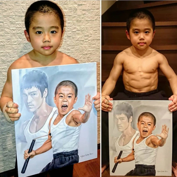 'Lý Tiểu Long nhí' 10 tuổi đã có ‘body’ 6 múi cực phẩm, từ tài năng võ thuật ‘siêu phàm’ dần đi vào quên lãng - ảnh 1