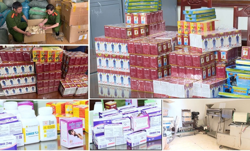 Sau 600 loại sữa giả, công an triệt phá đường dây sản xuất thuốc giả hàng trăm tỷ do Nguyễn Tiến Đạt cầm đầu: Có hàng loạt nhãn Tetracyclin, Gai cốt hoàn, Bạch Xà Vương... - ảnh 3