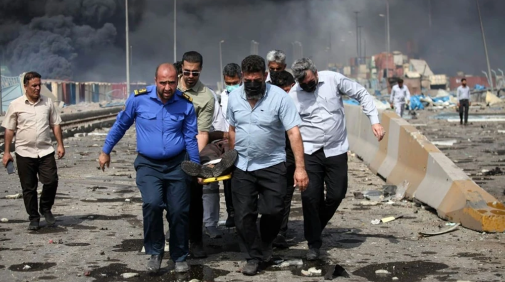 Nổ lớn tại cảng dầu lớn nhất Iran, điều động 15 xe cứu thương tới hiện trường: Gần 800 người thương vong - ảnh 4