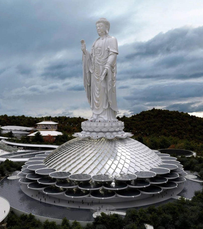 Việt Nam chuẩn bị xây dựng tượng Phật lớn nhất thế giới, vượt mặt kỷ lục hiện tại ở Trung Quốc: Sở hữu chiều cao tới 167,5m, thể tích gần 70.000m³ - ảnh 1