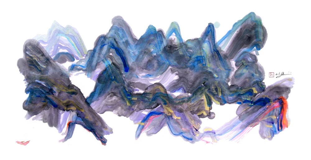 Tranh thủy mặc do robot vẽ gây tranh cãi, được bán với giá hơn 500 triệu đồng - ảnh 2