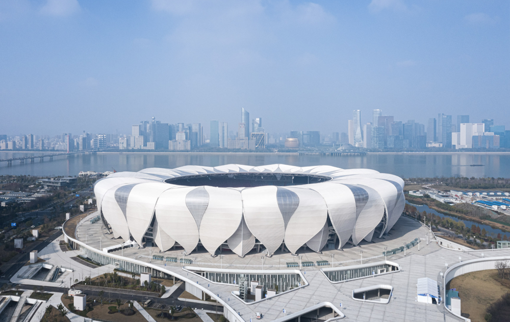 Sân vận động tổng sức chứa lên tới 80.000 người, phục vụ loạt sự kiện thể thao hàng đầu châu Á - ảnh 1