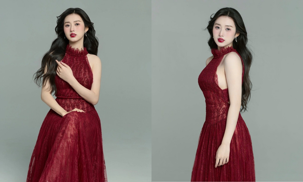 Nữ sinh 19 tuổi vừa chính thức trở thành Hoa hậu Trái đất Việt Nam 2025, bố là Thượng tá quân đội, từng mặc cảm về chiều cao ‘khủng’ - ảnh 3