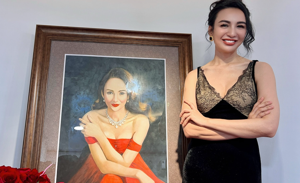 Hoa hậu từng đỗ cùng lúc 3 trường đại học, làm mẹ đơn thân vì sợ hôn nhân: U40 mê hội họa, có con gái là điểm tựa - ảnh 3