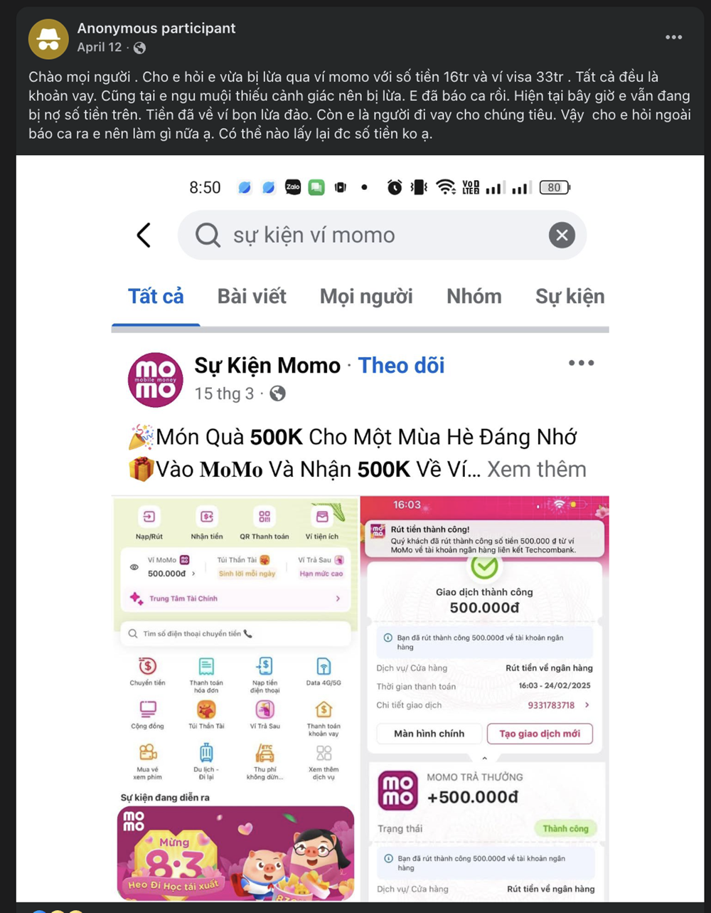 Suýt mất tiền vì 'quà tri ân khách hàng', thoát bẫy lừa đảo nhờ cuộc gọi tổng đài  - ảnh 1