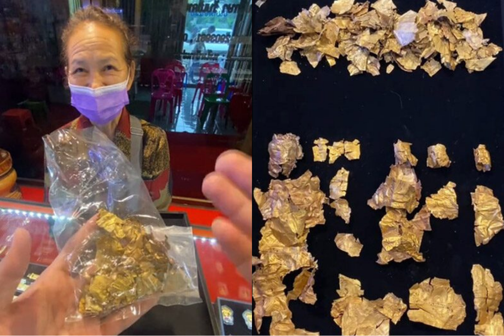 Đang nhổ cỏ, cụ bà bỗng nhặt được mớ vàng trị giá gần 82 triệu đồng - ảnh 1