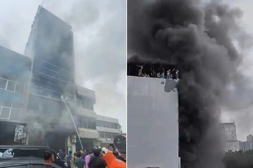 Cháy tòa nhà văn phòng khiến ít nhất 22 người thiệt mạng, nghi ngờ do chập pin - ảnh 1