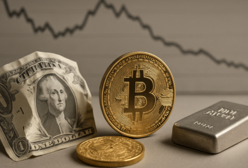 Đồng USD trước nguy cơ sụp đổ: Lý do thực sự châm ngòi cho làn sóng tăng giá vàng, bạc và Bitcoin vào năm 2026? - ảnh 2