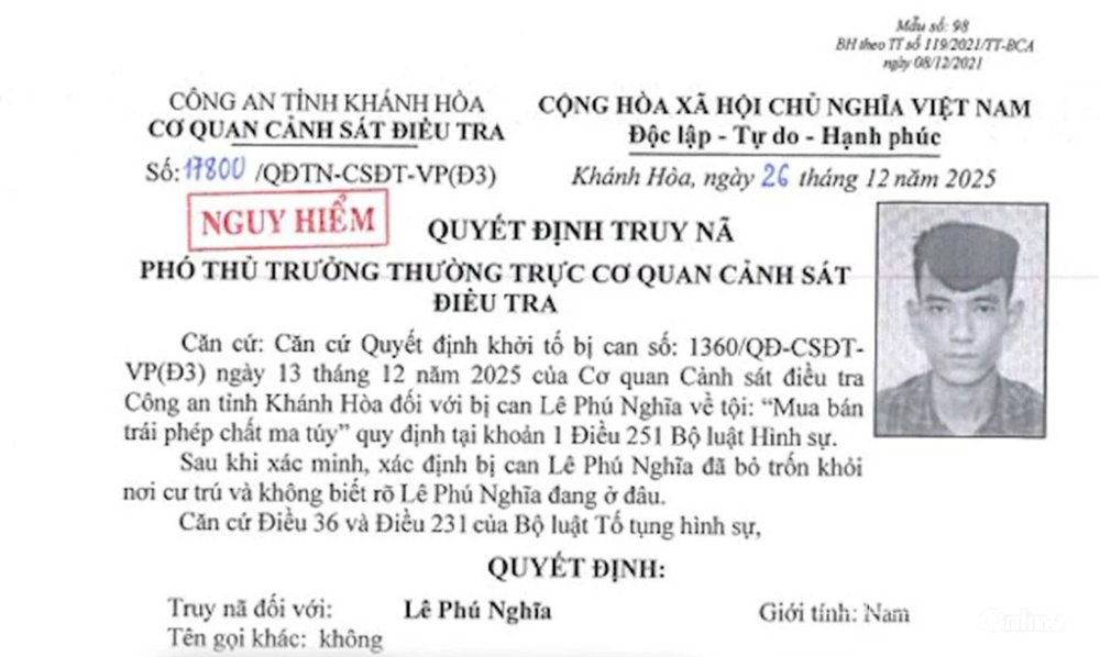 Bắt khẩn cấp Lê Phú Nghĩa SN 2002 khi đang nhập cảnh vào Việt Nam - ảnh 2