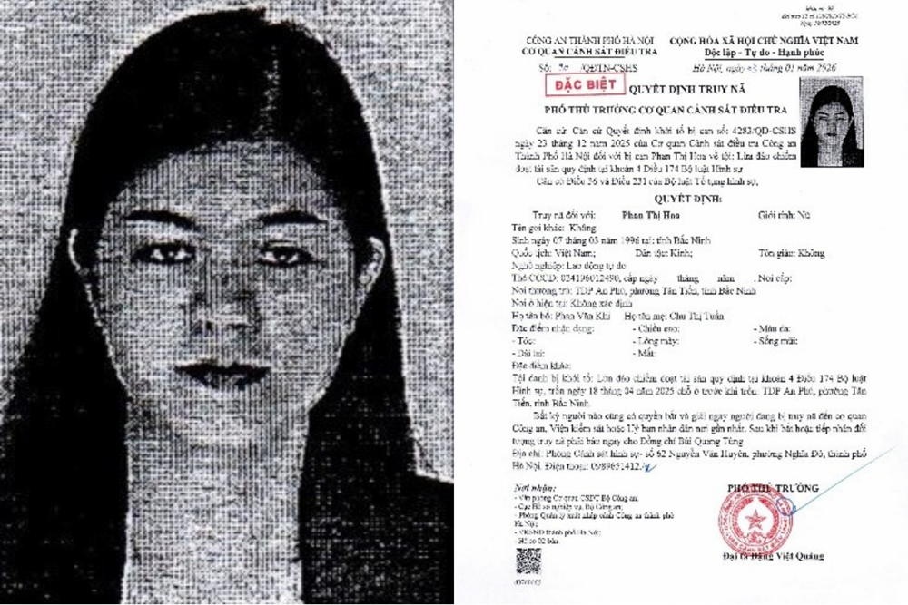 Truy nã đặc biệt Phan Thị Hoa SN 1996 trong đường dây lừa đảo 5.200 tỷ của Mr Pips - ảnh 1