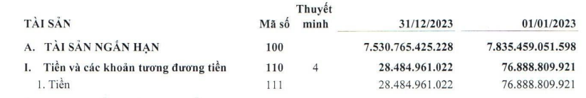 Còn hơn 28 tỷ đồng tiền mặt, các khoản phải thu đều giảm, liệu Quốc Cường Gia Lai có thể trả hơn 2.880 tỷ cho bà Trương Mỹ Lan? - ảnh 1