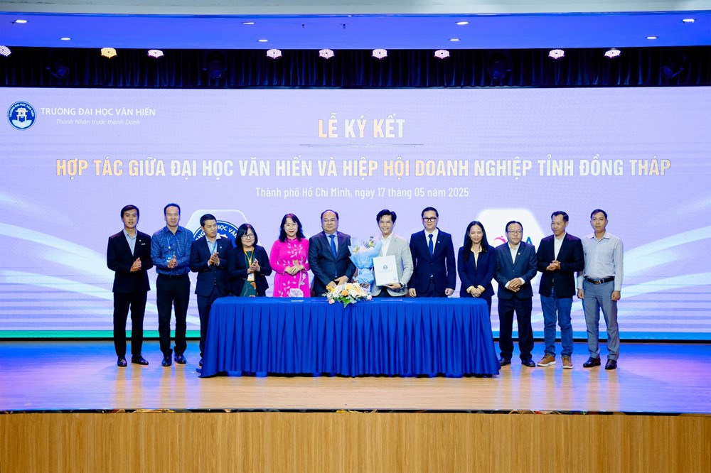 Trường Đại học Văn Hiến ký kết với doanh nghiệp đào tạo nhân lực và chuyển giao tri thức - ảnh 3
