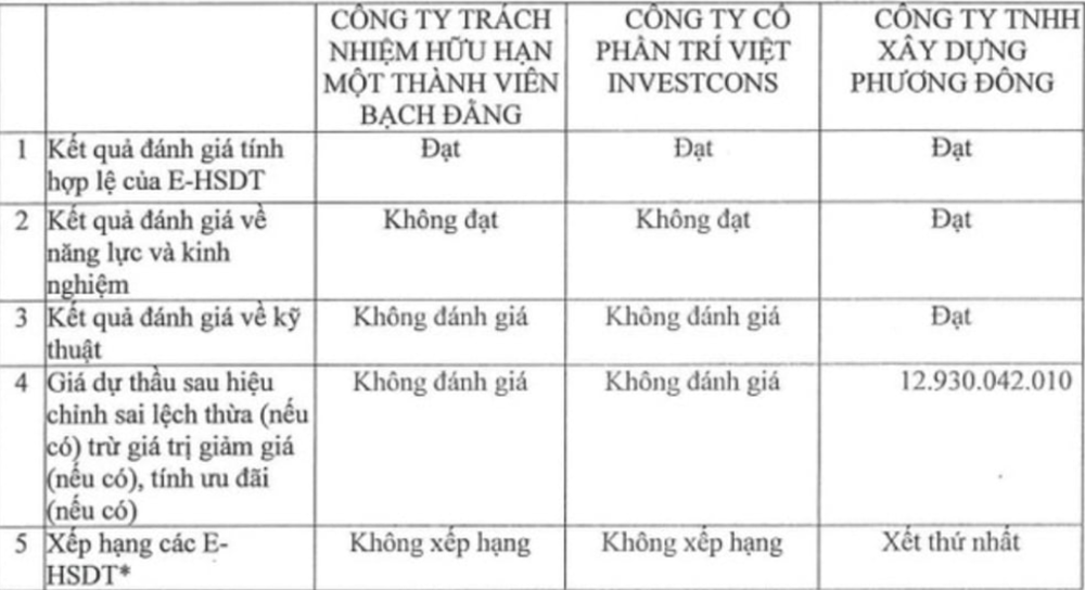 Vì sao Trí Việt Investcons liên tiếp bị loại khỏi đấu thầu công? - ảnh 1