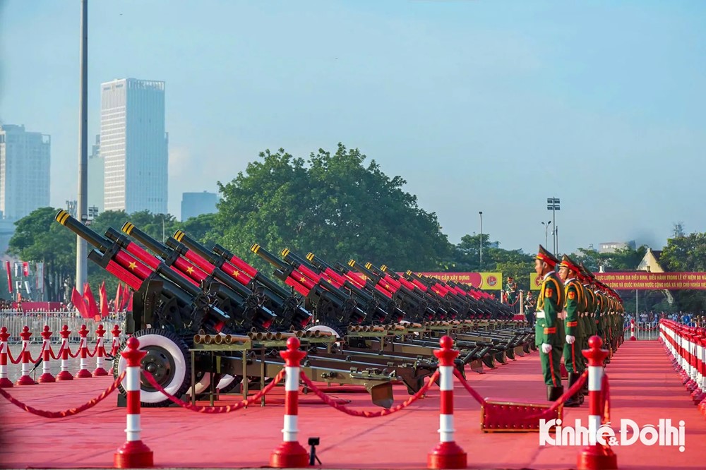 Hình ảnh 1 21 phát đại bác khai hỏa mở màn chào mừng Lễ kỷ niệm 80 năm Quốc khánh - ảnh 1