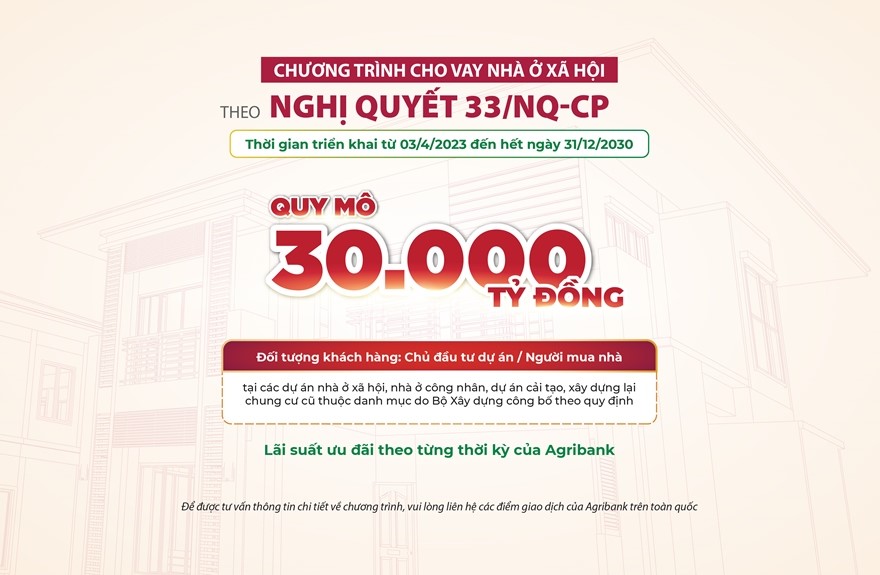 Agribank tiên phong triển khai tín dụng ưu đãi cho nhà ở xã hội - ảnh 1