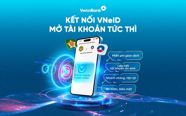 Mở tài khoản VietinBank dễ dàng trên ứng dụng VNeID - ảnh 1