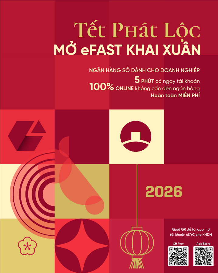 VietinBank eFAST: Trải nghiệm linh hoạt cho doanh nghiệp mùa Tết 2026 - ảnh 1