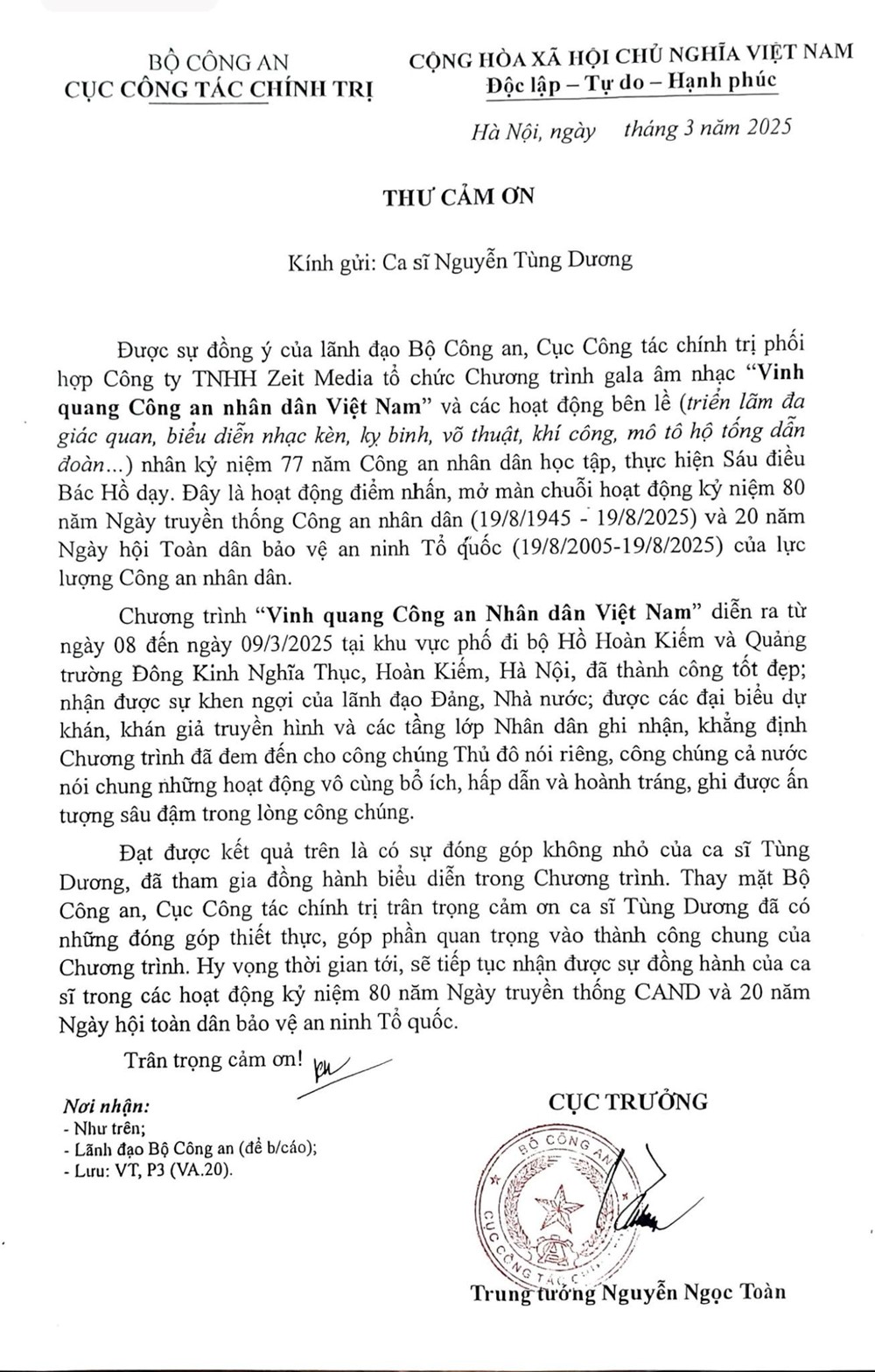 Nam ca sĩ được Bộ Công an gửi thư cảm ơn, là Divo nổi tiếng, sở hữu loạt hit 'khủng' nhà nhà người người đều thuộc - ảnh 2