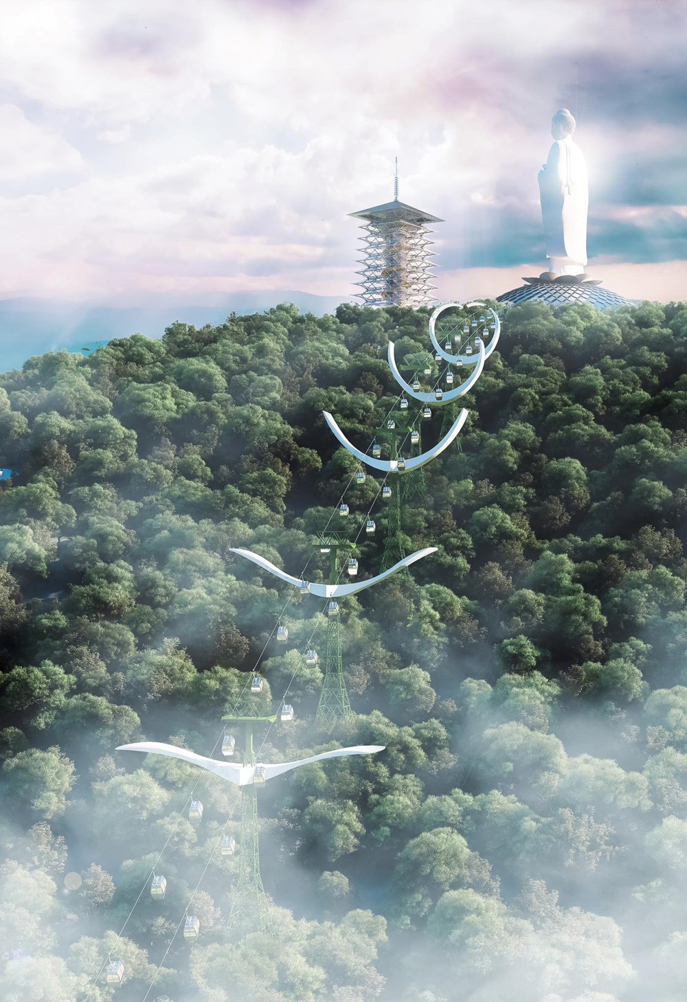 Lần đầu tiên có 'khu đô thị tâm linh trắng' 35.000 tỷ đồng tại tỉnh đông dân nhất Việt Nam - ảnh 3