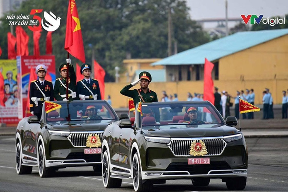 Cận cảnh ‘siêu xe made in Việt Nam’ tại buổi tổng duyệt diễu binh, diễu hành kỷ niệm 50 năm Ngày Giải phóng miền Nam, Thống nhất đất nước - ảnh 4