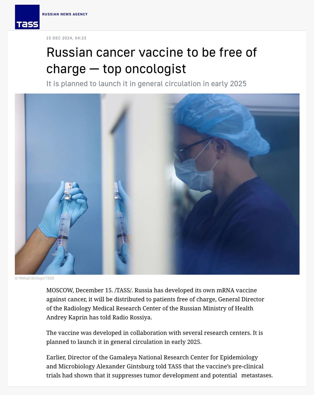 Việt Nam có thể sớm có vắc xin ung thư trên công nghệ mRNA hiện đại hàng đầu thế giới - ảnh 2