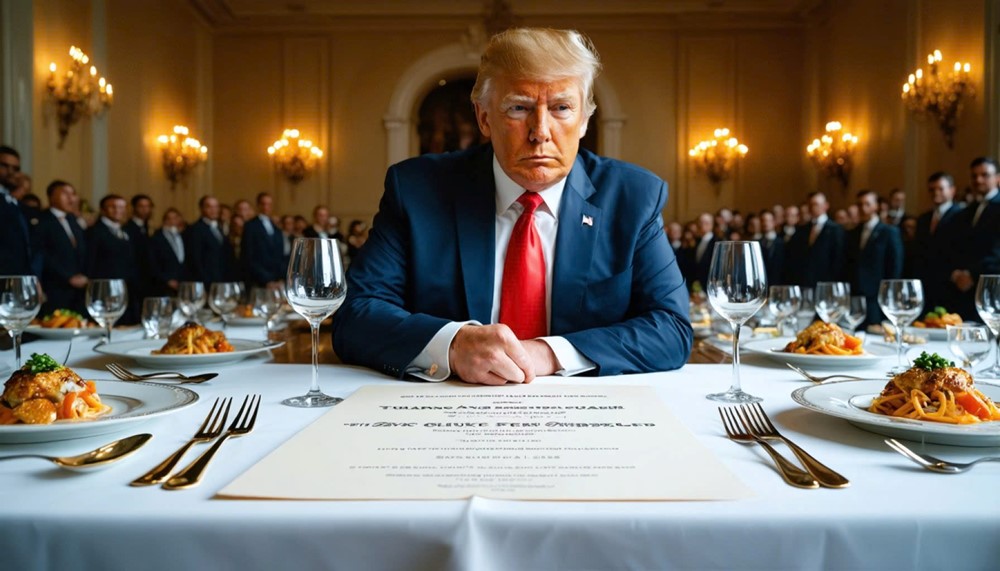 Bữa ăn tối đắt đỏ nhất chính trường Mỹ cùng ông Trump: Ai được mời? - ảnh 1