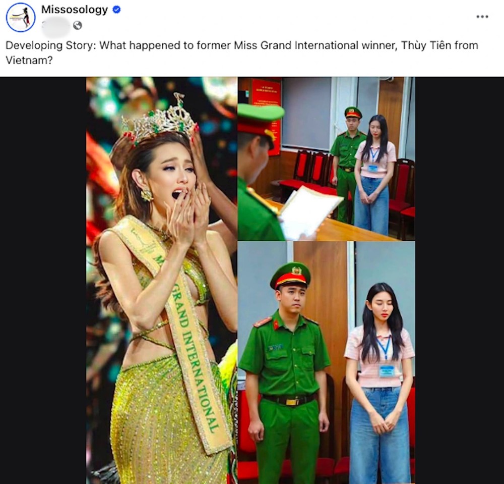 Hoa hậu Thùy Tiên bị bắt, truyền thông, mạng xã hội nước ngoài bàn tán xôn xao - ảnh 1