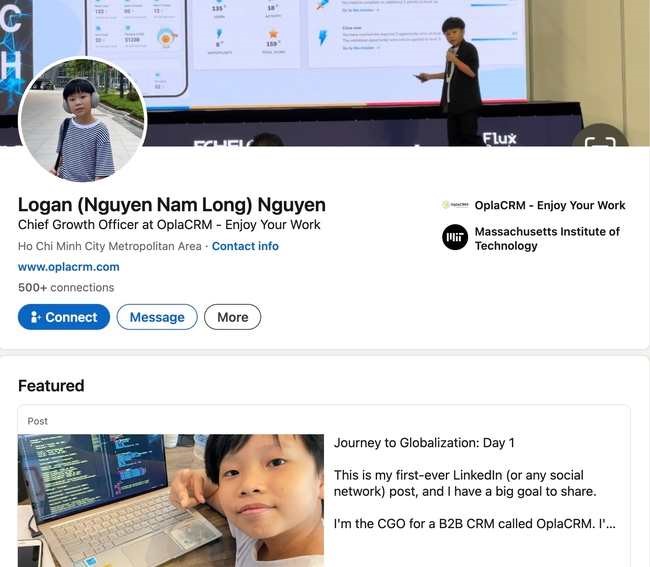 'Thần đồng công nghệ' Việt Nam 13 tuổi là CEO, 10 tuổi được 6 công ty mời làm việc, đạt IELTS 8.0 ở ngay lần thi đầu tiên - ảnh 1