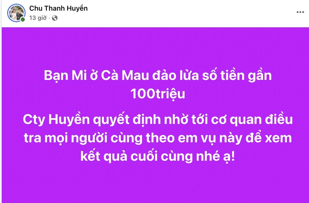 Vợ cầu thủ Quang Hải bị lừa 100 triệu đồng - ảnh 1