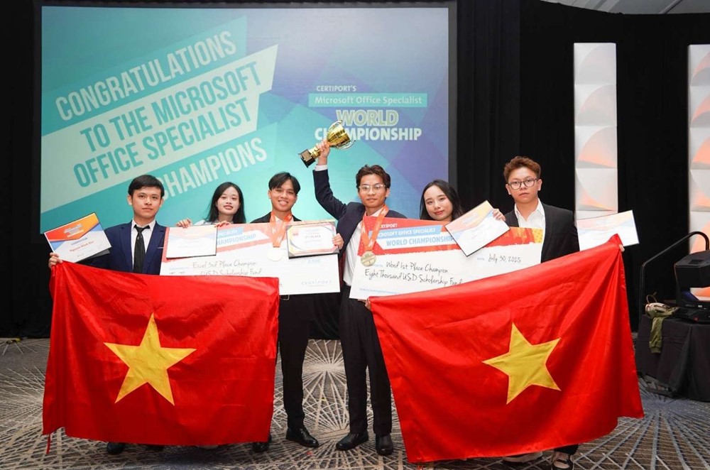 Việt Nam vừa vô địch thế giới về sử dụng Microsoft Word - ảnh 1