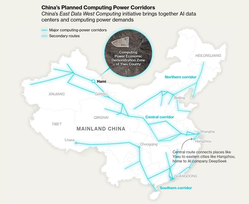 Sử dụng 115.000 chip Nvidia, Trung Quốc xây ‘đế chế AI’ giữa lòng sa mạc - ảnh 3