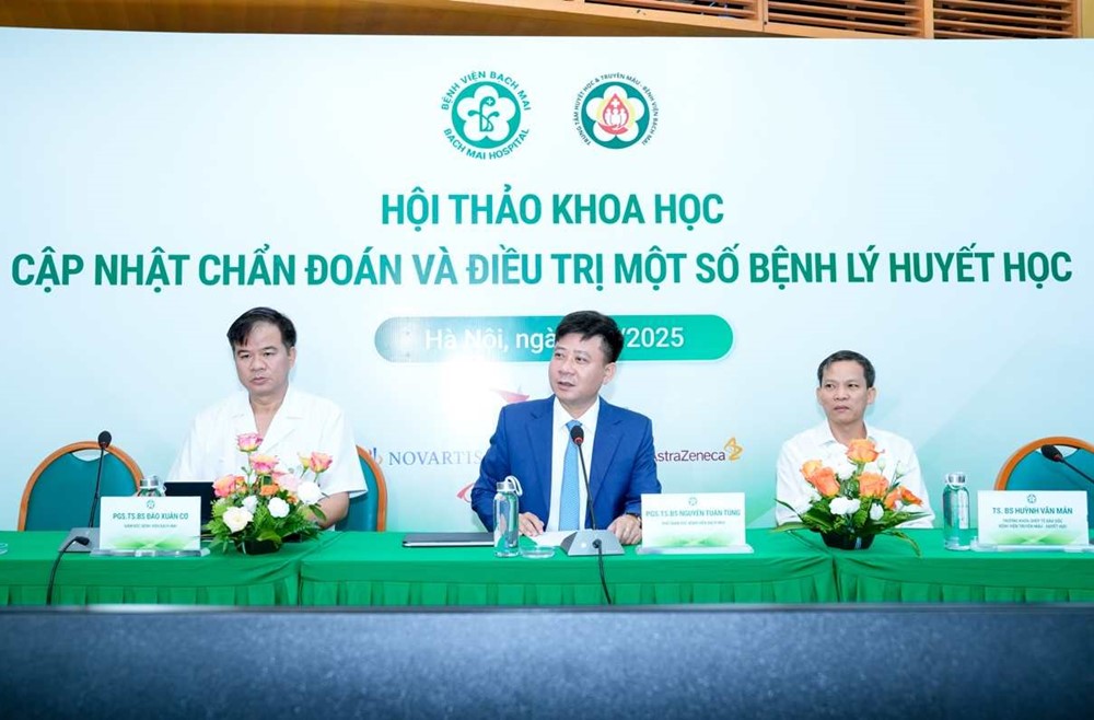 Việt Nam ghi nhận hơn 10.000 ca ung thư huyết học mới mỗi năm - ảnh 1