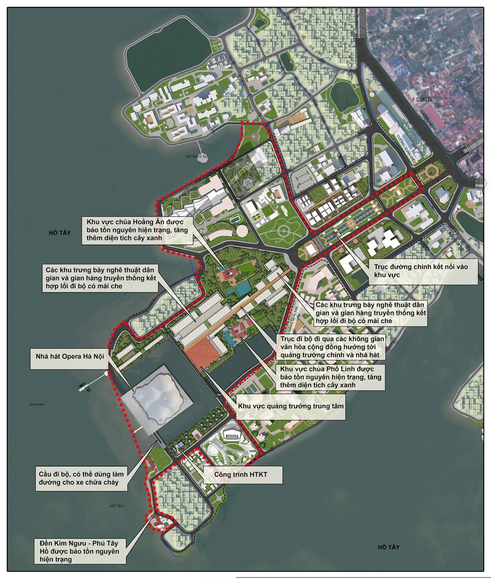 Chính thức khởi công nhà hát 13.000 tỷ đồng ‘độc nhất vô nhị’, nằm ở vị trí đắc địa, ven hồ tự nhiên lớn nhất Hà Nội - ảnh 1