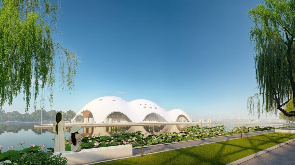 Chính thức khởi công nhà hát 13.000 tỷ đồng ‘độc nhất vô nhị’, nằm ở vị trí đắc địa, ven hồ tự nhiên lớn nhất Hà Nội - ảnh 2