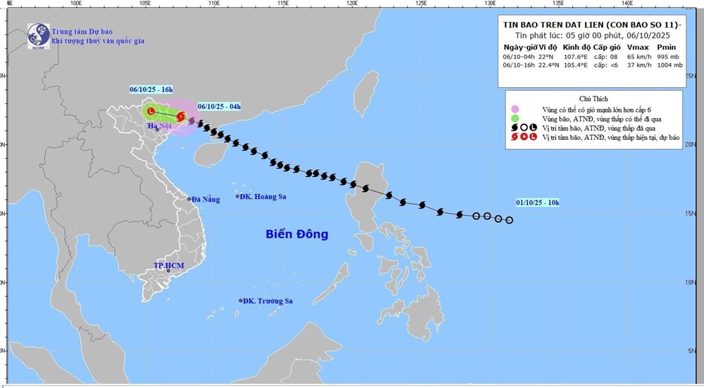 Bão số 11 đổ bộ vào Trung Quốc 2 lần, Việt Nam ảnh hưởng như thế nào? - ảnh 1