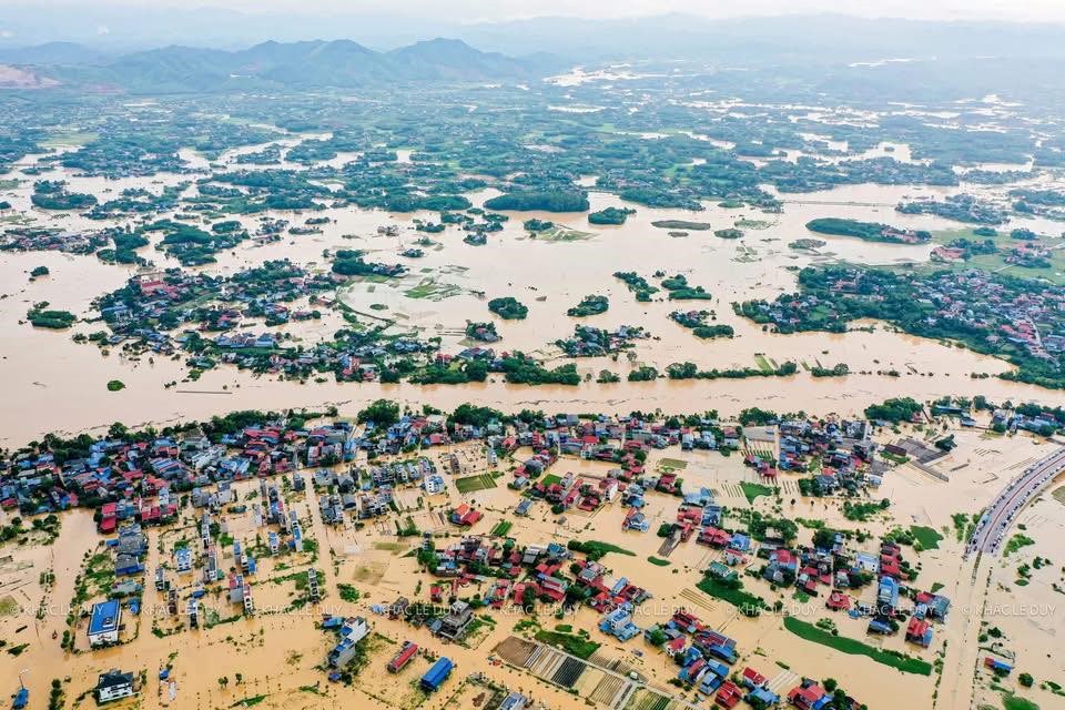 Lũ kỷ lục tại Thái Nguyên, vượt bão lịch sử Yagi - ảnh 3