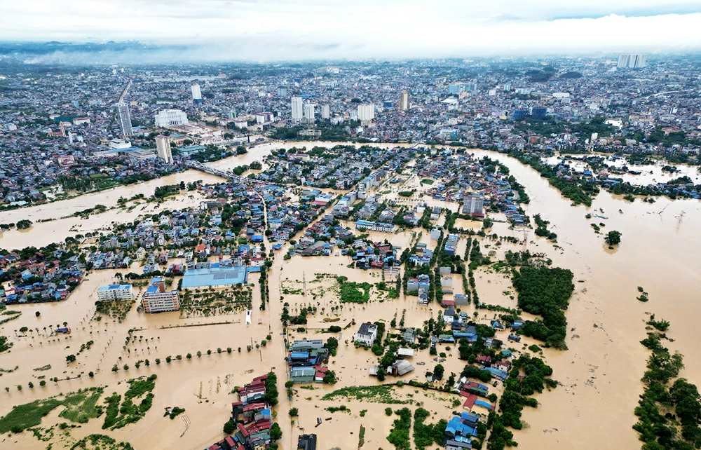 Lũ trên sông Cầu Thái Nguyên cao hơn đỉnh lũ lịch sử 1m - ảnh 2