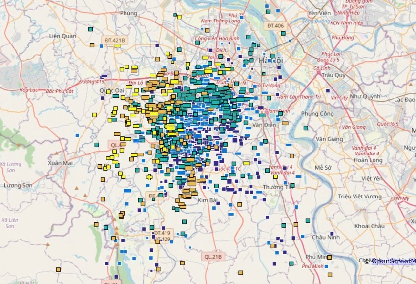 Hà Nội mưa lớn, hơn 1.000 cú sét đánh xuống trong 1 giờ đồng hồ - ảnh 2